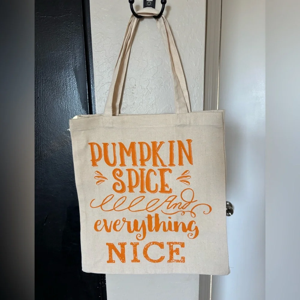 (Boutique) Pumpkin Spice and Everything Nice Tote Bag
